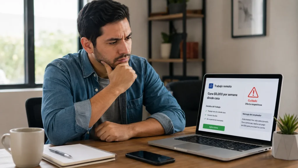 Cómo Saber si un Trabajo desde Casa es una Estafa